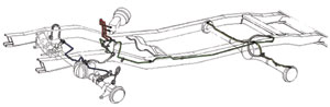 Ford bronco stainless steel brake line kits #8