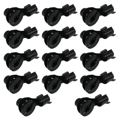 Door Latch Rod Bushing Clip Set of 14 (Both Doors), 68-77 Ford Bronco