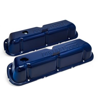 Blue Power by Ford Valve Covers, SBF V8, 66-79 Ford Bronco