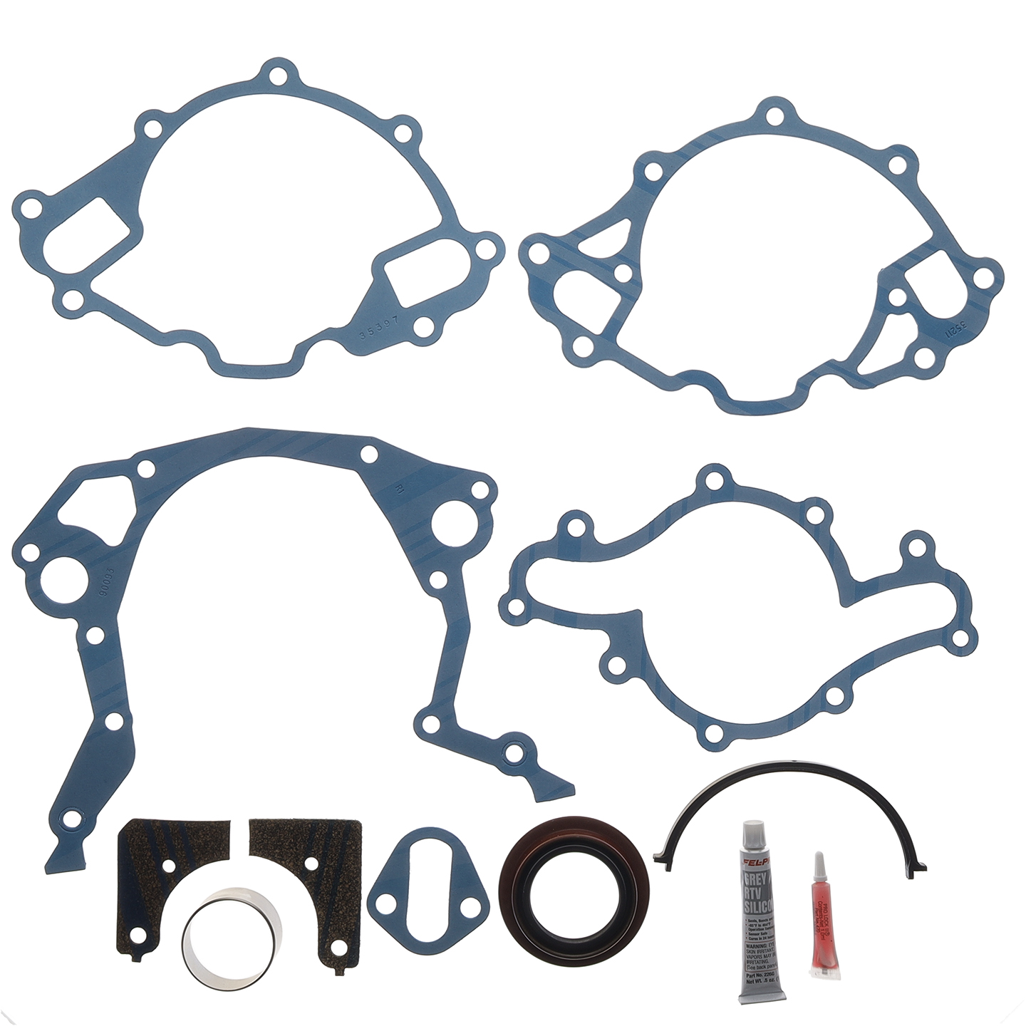 Timing Chain Cover Gasket & Seal Set, 289/302/351W, 66-77 Bronco