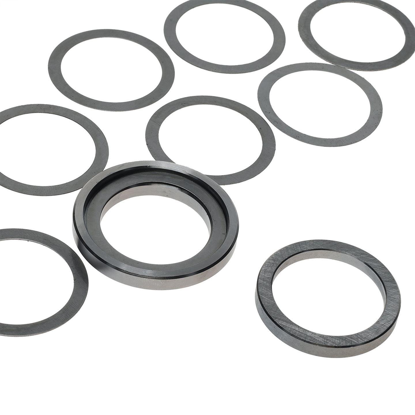 Ford 9-inch Crush Sleeve Eliminator Kit, Solid Spacer With Shims