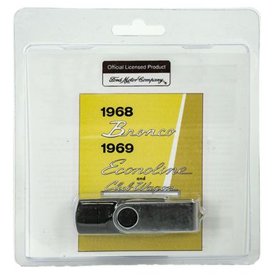 1968-69 Ford Bronco & Econoline Shop Manual -USB Digital Drive