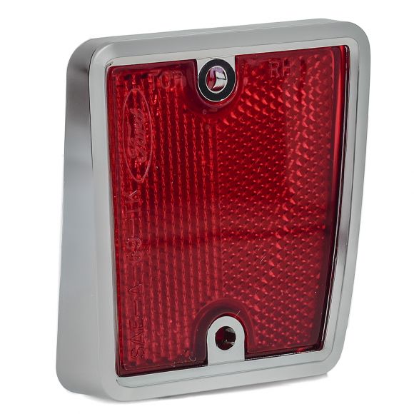 Passenger Red Rear Reflector, 70-77 Ford Bronco