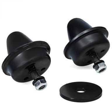 OEM Style Front Bump Stops w/Spacer Washer, 66-77 Bronco
