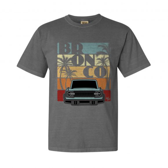 WILD HORSES '6G BRONCO' Gray T-Shirt