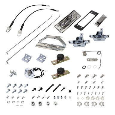 Tailgate Silencer Master Parts Kit (No Tailgate), 66-77 Ford Bronco