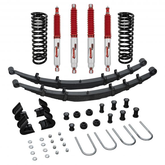 Stock Height Suspension w/Rancho 9000XL Shocks, 66-77 Ford Bronco