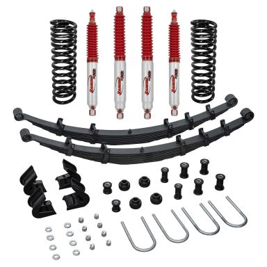 Early Bronco 2.5-inch Suspension Lift w/Rancho 9000XL Shocks - System 3