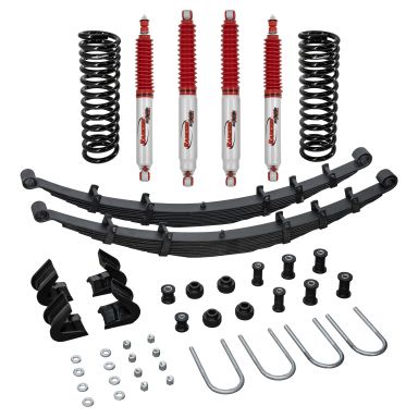 2.5 inch Lift Kit, System 3 w/Rancho 9000XL Shocks, 66-77 Ford Bronco