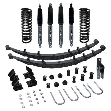 3.5 inch Lift Kit, System 3 w/Wild Horses Nitro Shocks, 66-77 Ford Bronco