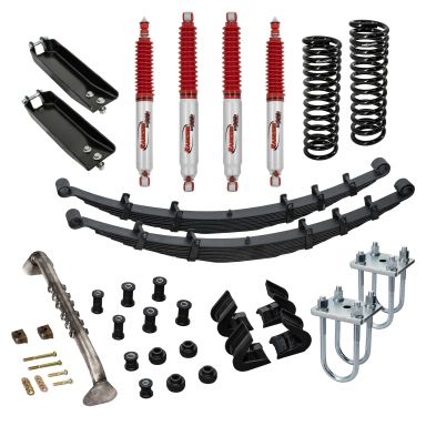 2.5 inch Lift Kit, System 16 w/Rancho 9000XL Shocks, 66-77 Ford Bronco