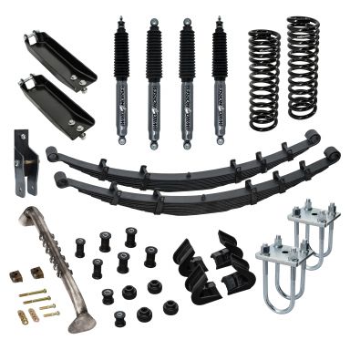 3.5 inch Lift Kit, System 16 w/Wild Horses Shocks, 66-77 Ford Bronco