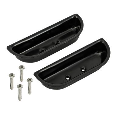 Black Armrest Finger Cups (pair) - 78-79 Bronco, 73-79 Ford Truck