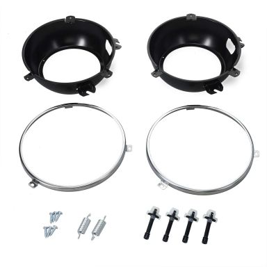 Headlight Mounting Bucket Kit, 66-77 Ford Bronco