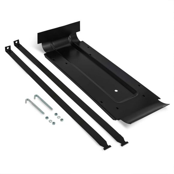 Auxiliary Side Fuel Tank Mounting Kit - Skid Plate & Straps, 66-77 Ford Bronco