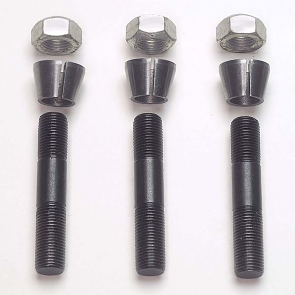 Reid Racing High Steer Stud Kit 3-Studs Cones & Nuts for Dana 44