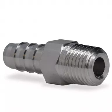 Aluminum Fitting 3/8 ID Hose  x 1/4 NPT