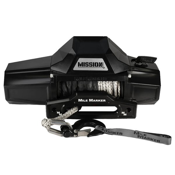 Mile Marker Mission 8K Winch 8000 LB Capacity with Synthetic Rope