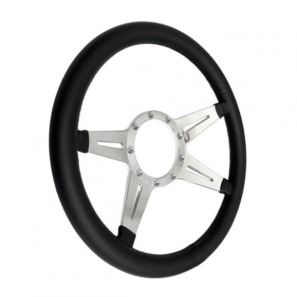 Mark 9 EL Billet Steering Wheel, 4-spoke, 14-inch