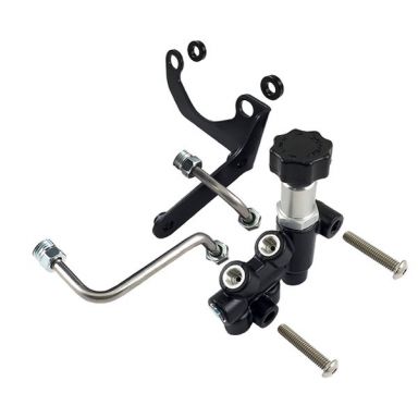 MOAB Prop Valve with Bracket & Line Kit Left Side Drop use with Wilwood Master Cylinder