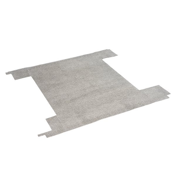 Bronco Sport Style Full Rear Rubber Floor Mat Parchment, 66-77