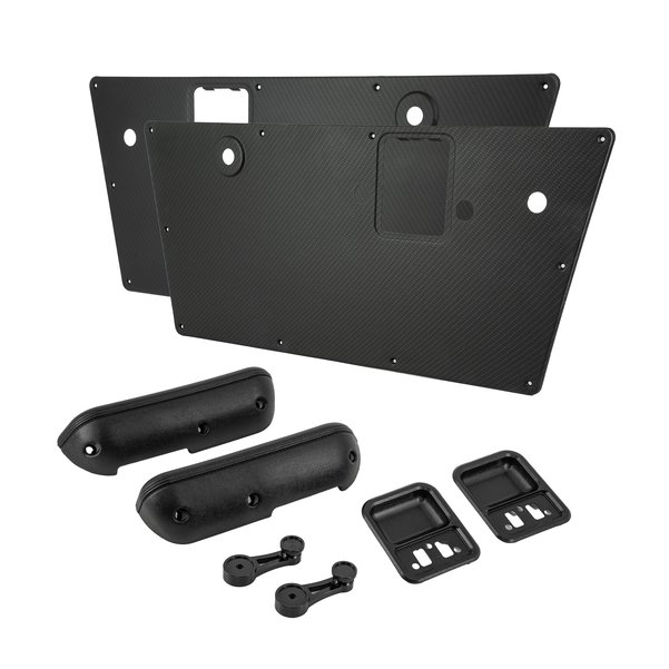 Carbon Fiber Look Door Panel Kit 68-77 Bronco