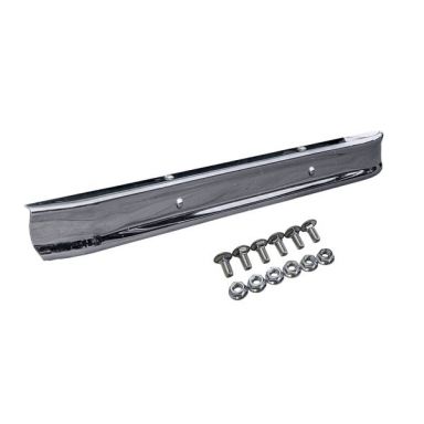 Stock Chrome Bumper & Bolt Kit, Front or Rear, 66-77 Ford Bronco