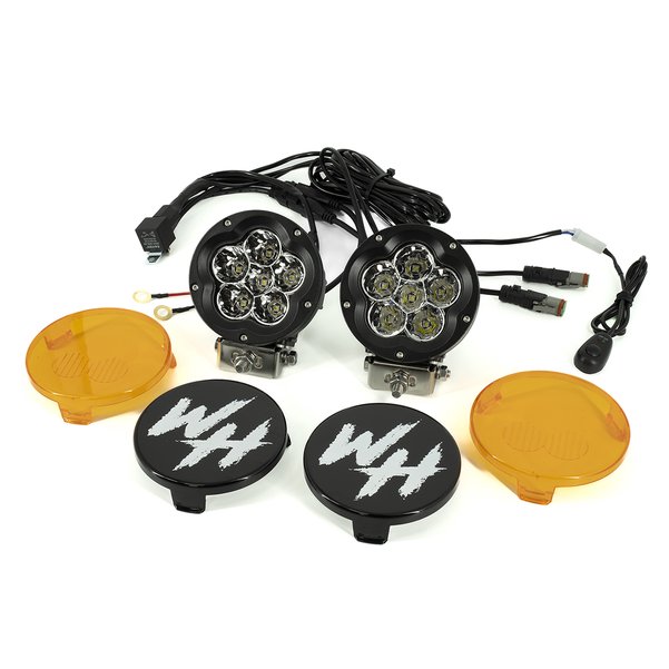 WH Revolution 5-inch LED Off-Road Dual Light Kit w/Covers