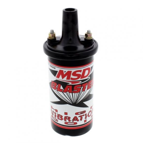 MSD  Blaster Series High Vibration Ignition Coil, Black - 8222