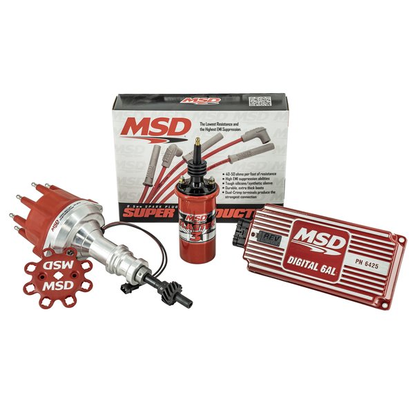 MSD Power Package RED SBF Performance Ignition System