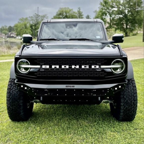 BodyGuard Front Bumper, Base Non-Winch, 21-25 Ford Bronco