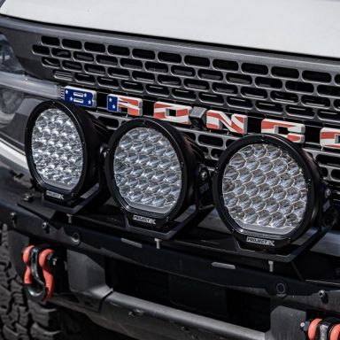 Stealth Mod Bumper Mount with HP.85 LED Lights, 21-24 Ford Bronco