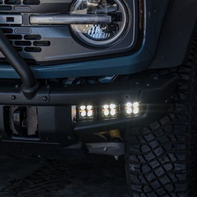 Triple LED Modular Bumper Lights, Spot Beam, 21-24 Ford Bronco