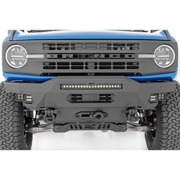 Rough Country High Clearance Front Winch Bumper, 21-24 Ford Bronco - 51077