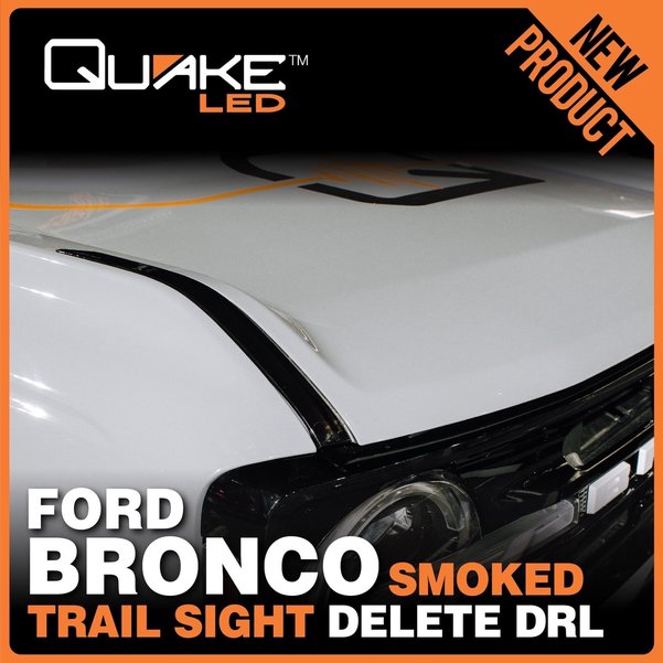 Quake LED Trail Sight Delete Turn Signal Lights, 21-24 Ford Bronco
