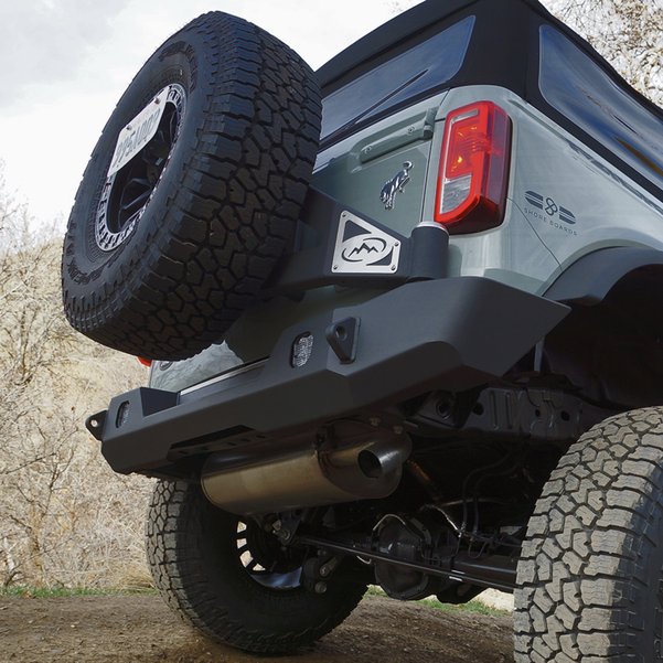 Expedition 1 Trail Series Rear Bumper w/Tire Rack, 21-24 Ford Bronco