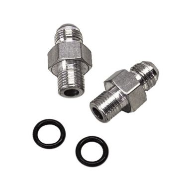 700R4 Automatic Transmission Fittings, 1/4NPS Male to 6AN, pair