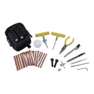 Deluxe Tire Repair Kit with Compact Tactical Molle Pouch