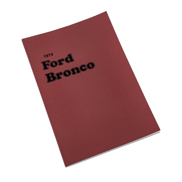 1974 Ford Bronco Owners Manual