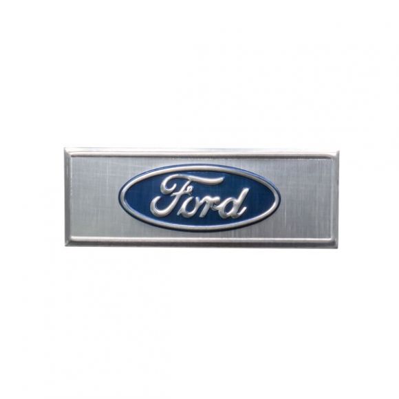 Ford Oval Emblem Decal on Driver Inner Rocker, 68-77 Bronco
