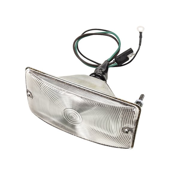 Front Turn Signal Assembly w/Clear Lens, 69-77 Bronco