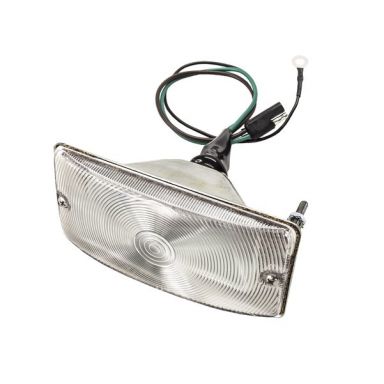 Front Turn Signal Assembly w/Clear Lens, 69-77 Ford Bronco