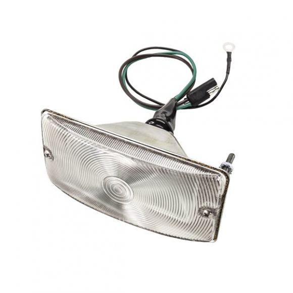 Front Turn Signal Assembly w/Clear Lens, 69-77 Ford Bronco