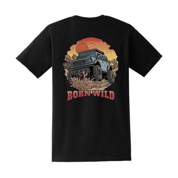 Wild Horses 4x4 T-Shirt 'Born Wild'