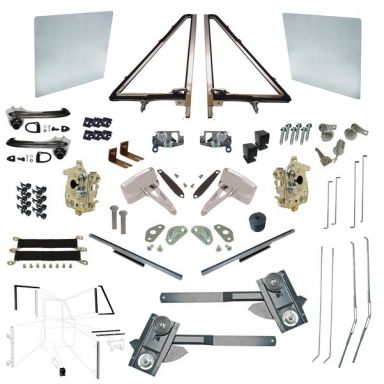 Door Parts Kit, Driver & Passenger, 68-77 Bronco