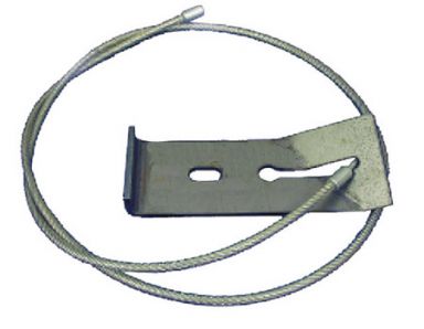 Tire Rack Safety Cable, 67-77 Bronco