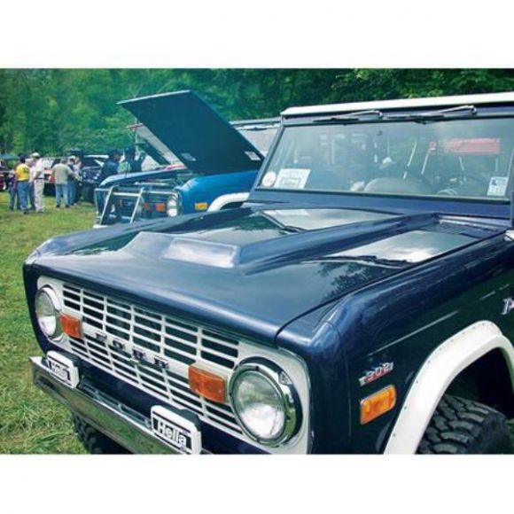 Highlander Fiberglass Hood, Deluxe, 66-77 Ford Bronco