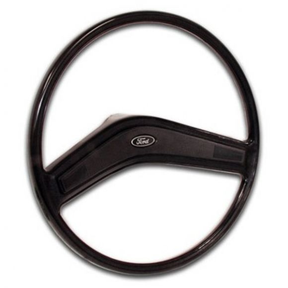 Steering Wheel Kit with Black Horn Bar, 74-77 Ford Bronco