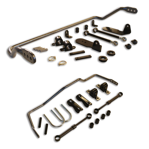 Anti-Sway Bars for LIfted Bronco, Front Quick Disconnect & Rear, 66-77 Bronco