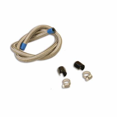 Stainless Mechanical Fuel Pump to Carb Hose Kit, 66-77 Bronco